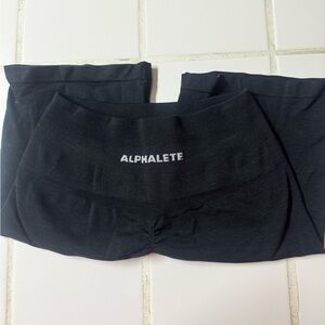 Alphalete Amplify black biker short xs